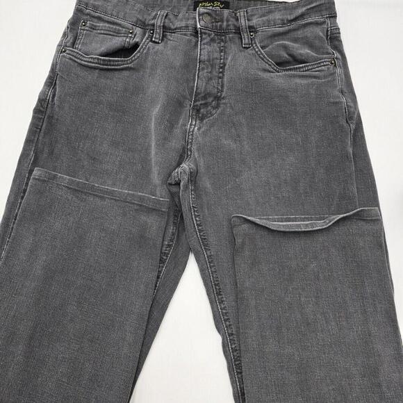 URBAN STAR Stretch Jeans Men 32x30 Relaxed Fit Straight Pockets Black (MT-183) - Picture 8 of 8